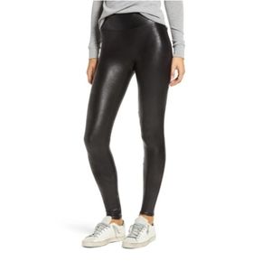Spanx faux leather leggings SP